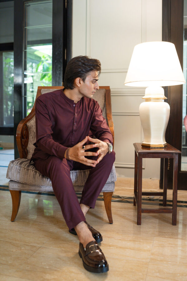 Maroon Kurta - Image 2
